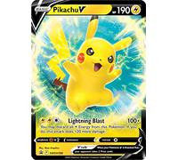 Pikachu V SWSH198 Jumbo Oversized Pokemon Promo Card (SWSH Promo Series) + TitanCards® Toploader