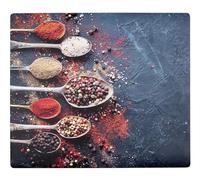 Pikant Tapis de protection pour cuisine résistant à la chaleur antidérapant décoratif PVC de qualité alimentaire 60 x 52 cm Multicolore