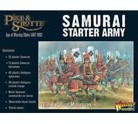 Warlord Games – Boîte de démarrage d'armée Pike And Shotte Samurai – Plastique et métal