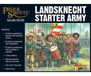 PIKE & SHOTTE Warlord Games, Pike and Shotthe - Landsknecht Starter Army, Wargaming Miniatures É