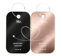 PIKEEPER Étiquettes à bagages intelligentes pour couples : QR-Scan