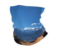 Pikes Peak, Colorado Chapeaux Demi-Visage Élastique Écharpe Demi-Visage Unisexe Cache-Cou pour Vélo Cyclisme Randonnée 25X50Cm