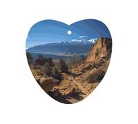 Pikes Peak Colorado Désodorisant de voiture à suspendre, tablettes d'aromathérapie parfumées longue durée, cartes parfumées pour véhicules, chambre à coucher, armoire, style blanc