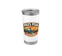 Pikes Peak Colorado Mountain Souvenir souvenir randonneur randonnée Gobelet isotherme en acier inoxydable double paroi