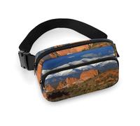Pikes Peak Colorado Sac banane léger pour homme et femme avec sangle réglable pour course à pied, randonnée, voyage, 20 x 13 cm, Style :, 20x13cm