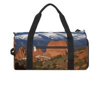 Pikes Peak Colorado Sac de sport de voyage pour homme et femme Grand sac de week-end avec compartiment à chaussures pour l'entraînement, style, taille unique, Style :, Taille unique