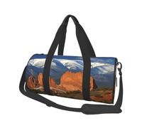 Pikes Peak Colorado Sac de sport léger pour homme et femme Noir Taille unique, Noir , Taille unique