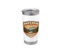 Pikes Peak Colorado Souvenir Alpinisme Randonneur Camping Gobelet isotherme en acier inoxydable double paroi