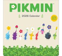 Pikmin 2026 Wall Calendar with Over 50 Bonus Stickers