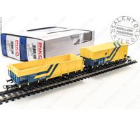PIKO 28301 - H0 1:87 - Ensemble De 2 Wagons Service Vs Officine Milano Époque IV