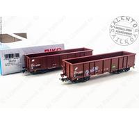 PIKO 28310 H0 1:87 - Ensemble De 2 Wagons Marchandises FS Type Eaos Avec Graf V