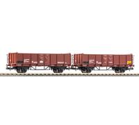 PIKO 28327 Échelle Ho Ensemble De 2 Wagons Marchandises FS Avec Graf En Époque V