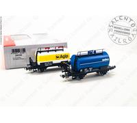 PIKO 28330 H0 1:87 - Ensemble De 2 Wagons Marchandises Citerne FS " Agip " et "