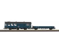 PIKO 28334 H0 Set de 2 chariots de transformation Atelier avec chariot plat Ks DB IV