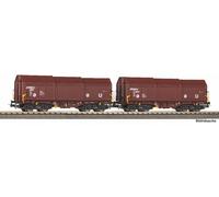 PIKO 28337 Lot de 2 wagons à capot télescopique DB AG V 1:87 échelle H0