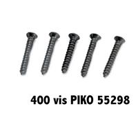 PIKO 400 vis courtes 1,5 x 10,2 mm pour la pose de rails - HO / N - PIKO 55298