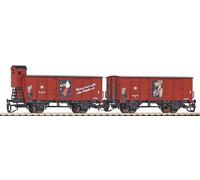 Piko 47032 TT Coffret de 2 wagons marchandises couverts G02 DR III "Fit