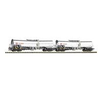 PIKO 47683 TT Set de 2 Chariot-chaudière chimique Ermewa VI