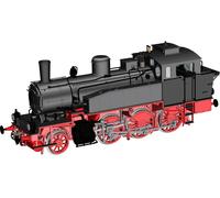 PIKO 50744 Locomotive à vapeur H0 BR 91 DRG II, avec décodeur sonore PIKO