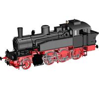 PIKO 50745 Locomotive à vapeur audio BR 91 DRG II version courant alternatif, avec décodeur sonore PIKO