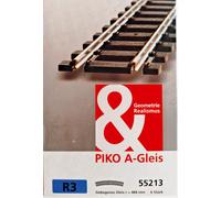 Piko Rails courbés 55213 H0 R3 484 mm Code 100 – 6 rails 1:87