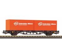 PIKO 97151 Échelle HO Hobby: Wagon Plat Avec Container Weiss Brothers ÖBB