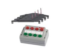 Piko Coffret de commande analogique et 4 aiguillages pour aiguillages - 55392