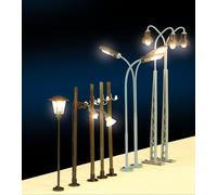 Piko Colonne lumineuse en bois (LED), faisceau unique - 55750
