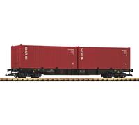 Piko G 37755 G wagon porte-conteneurs 2 conteneurs DSR de la DR