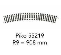 Piko Rail courbe H0 Voie A 55219 15° 908 mm 6 pc(s)