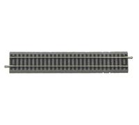 Piko Rail droit G231 avec support (connexion pour pince électrique) - 55406