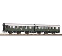 Piko Set De 2 Wagons Personnels Umbauwagen Ab3yg Et B3yg Db Iii - 58240