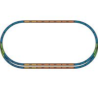 Piko Socle pour jeux de voies A+E (ovale de base avec voies parallèles) - 55367