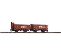Piko TT 47033 Lot de 2 wagons de marchandises couverts G02, progrès de la DR
