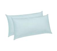 Pikolin Home - Pack 2 Oreillers Hypoallergéniques en Fibre 75 cm - Housse en Coton Anti-acariens - Fermeté Basse, Idéal pour Dormir sur le Ventre, Dimensions 75x40 cm
