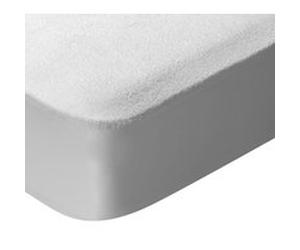 Pikolin home - Protèges-matelas, en tissu éponge, 100% coton, imperméable et respirant. 60x120 cm - Lit bébé Blanc G