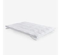 Pikolin Home - Surmatelas en Plume Naturelle Respirant pour Matelas, 5 cm d'Épaisseur, Confort d'Hôtel, 160x200 cm, Série Kioto - Sensation d'Ingravité et Repos Réparateur