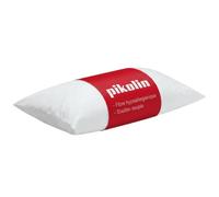 PIKOLIN Oreiller 75 x 40 cm Fibre Ecolofil Hypoallergénique, Taie Coton avec Traitement Anti-acariens - Confort Moelleux Respirant et Fermeté Faible