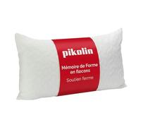 PIKOLIN - Oreiller Mémoire de Forme Aloe Vera | 75x40 cm | Fermeté Élevée, Confort Optimal Peaux Sensibles et Sommeil Réparateur | Idéal pour Dormeurs Latéraux et sur Le Dos, Certifié Oeko-TEX