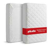 PIKOLIN Protège Matelas Matelassé | 140 x 190/200 cm, Hauteur max. 32 cm, Respirant Silktouch, Certifié Oeko-Tex, Housse de Matelas Respirant, Frais
