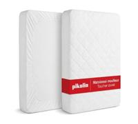 PIKOLIN Protège Matelas Matelassé | 180 x 200 cm, Hauteur max. 32 cm, Respirant, Certifié Oeko-Tex, Housse de Matelas Ajustable, Hygiénique