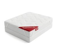 PIKOLIN Surmatelas 150 x 190 cm Épaisseur 3 cm en Mousse à Mémoire de Forme Matelassé - Doux et Respirant - Soulagement Les Tensions Musculaires