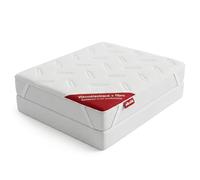 PIKOLIN Surmatelas 90 x 190 cm Épaisseur 3 cm en Mousse à Mémoire de Forme Matelassé - Doux et Respirant - Soulagement Les Tensions Musculaires