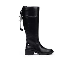 Pikolinos Bottes en Cuir Medina pour Femme Color Black
