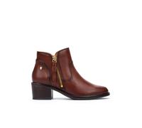 Pikolinos Bottines à Talon en Cuir BACAROT pour Femme Color Cognac