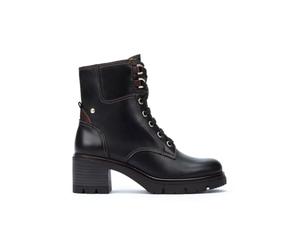 Pikolinos Bottines à Talon en Cuir Soria pour Femme Colour Black