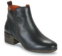 Pikolinos Bottines à Talon en Cuir Malaga pour Femme Color Black