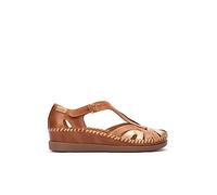 Pikolinos Sandales compensées Cadaques en cuir semi-ouvertes Femme Marron 41