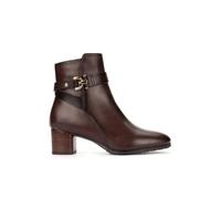 Pikolinos Calafat Bottines à Talon Femme | Cuir | Éclair | Marron