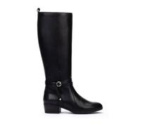 Pikolinos Daroca Bottes Femme | Cuir | Éclair | Talon Moyen | Noir